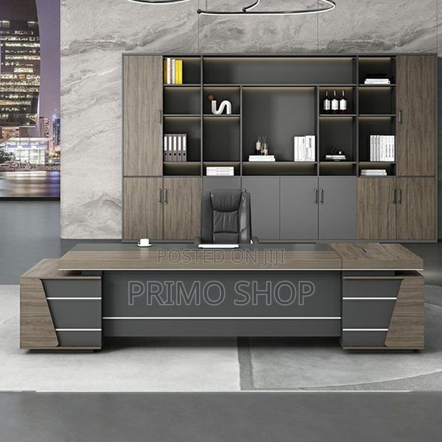 Office Desk -2000mm L-Shaped Boss Executive Desk - main view