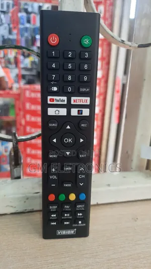 Vision+ TV Remote With Nexflix,Youtube Showmax Keys.