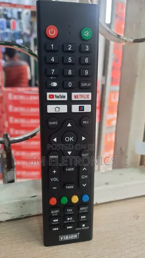 Vision+ TV Remote With Nexflix,Youtube Showmax Keys.