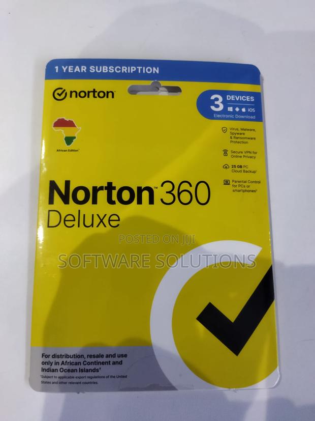 Norton 360 Deluxe 3 User - main view