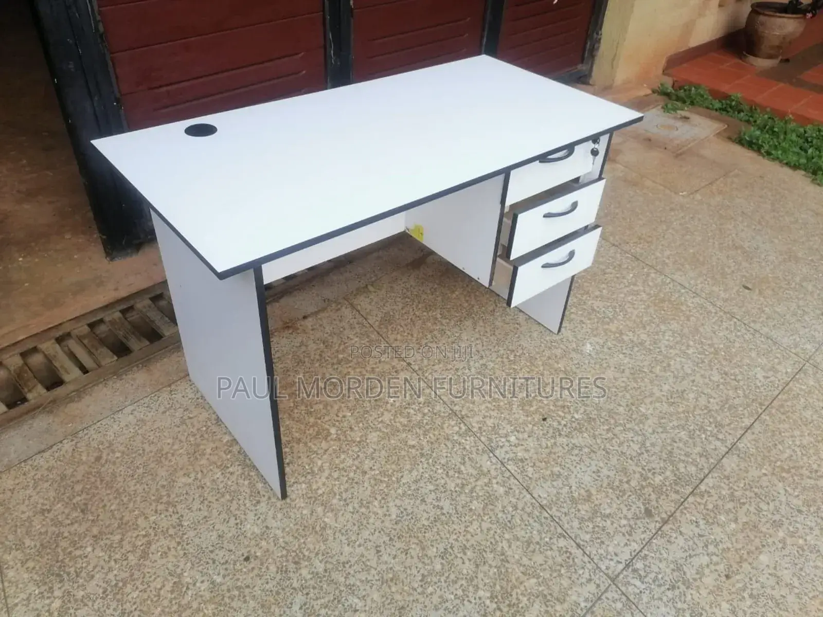 White Office Table