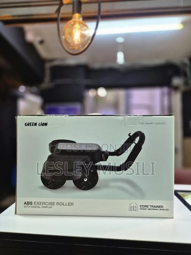 Green Lion ABS Exercise Roller With Digitaldisplay - main view