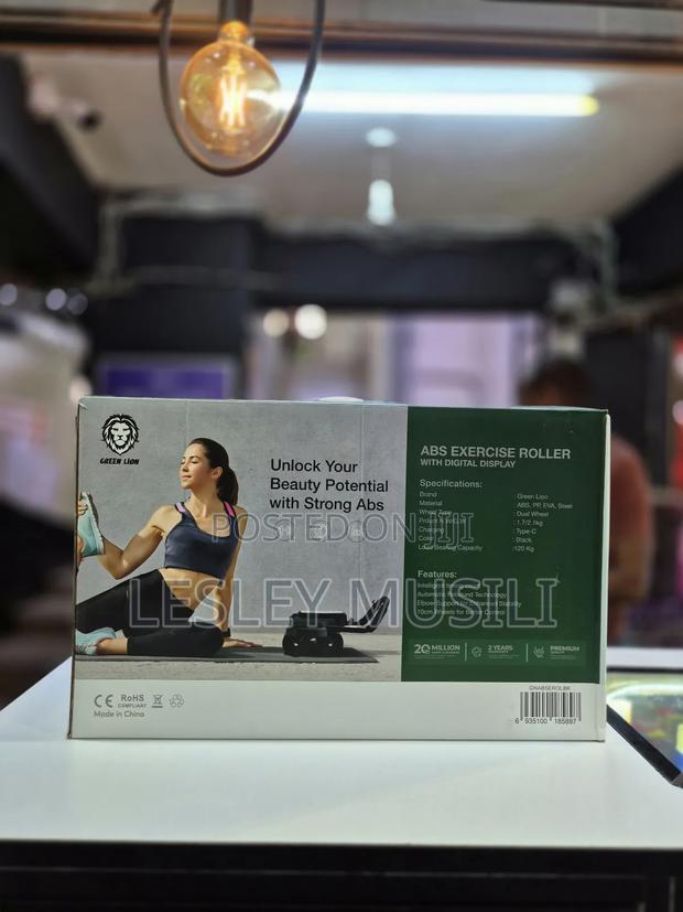 Green Lion ABS Exercise Roller With Digitaldisplay - thumbnail 3