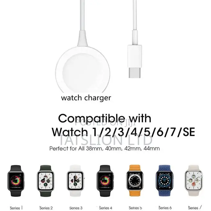 Apple Iwatch Fast Wireless Charger (Usb-C) - White