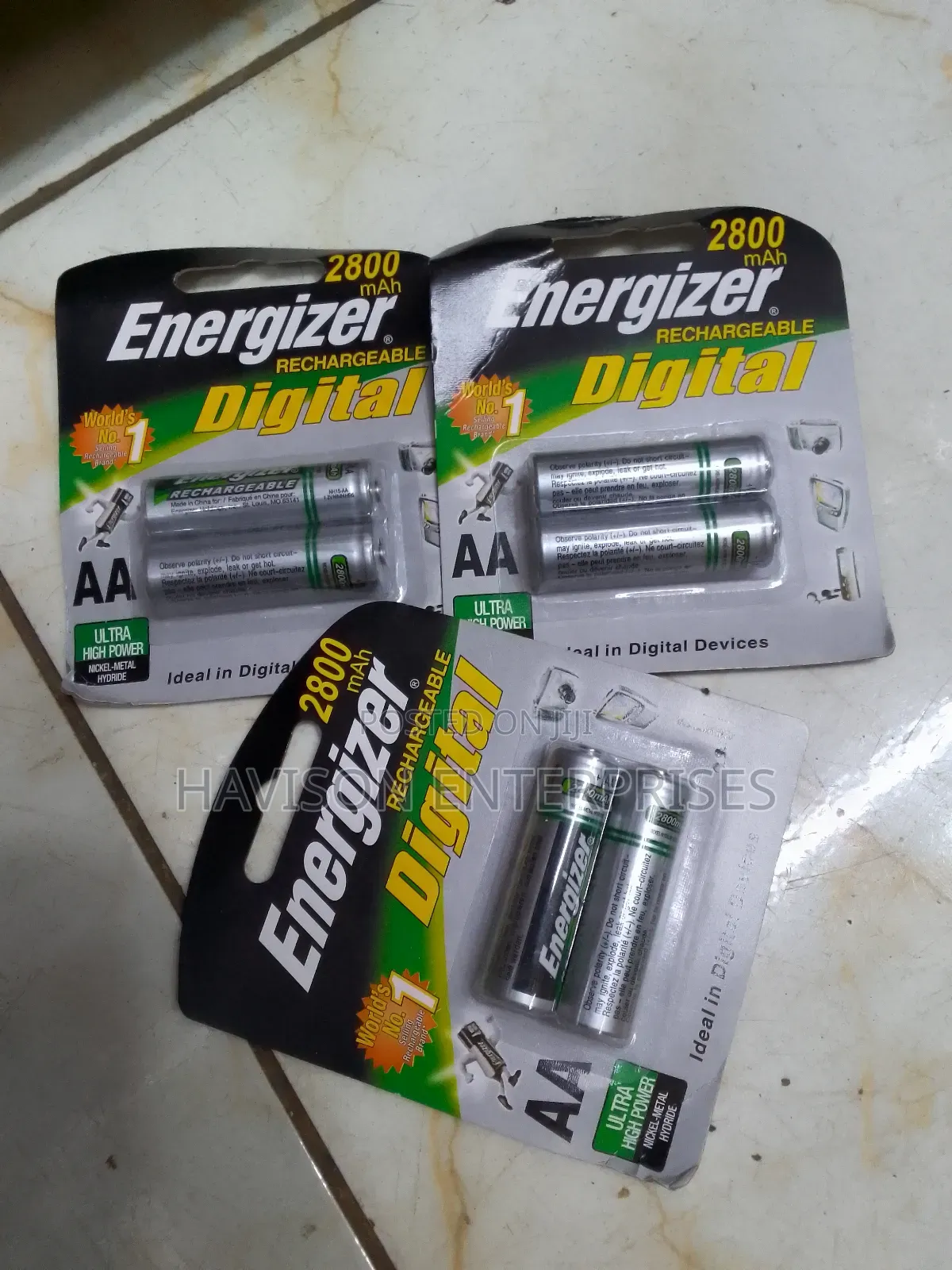 2800mah Energizer AA Rechargeable Batteries
