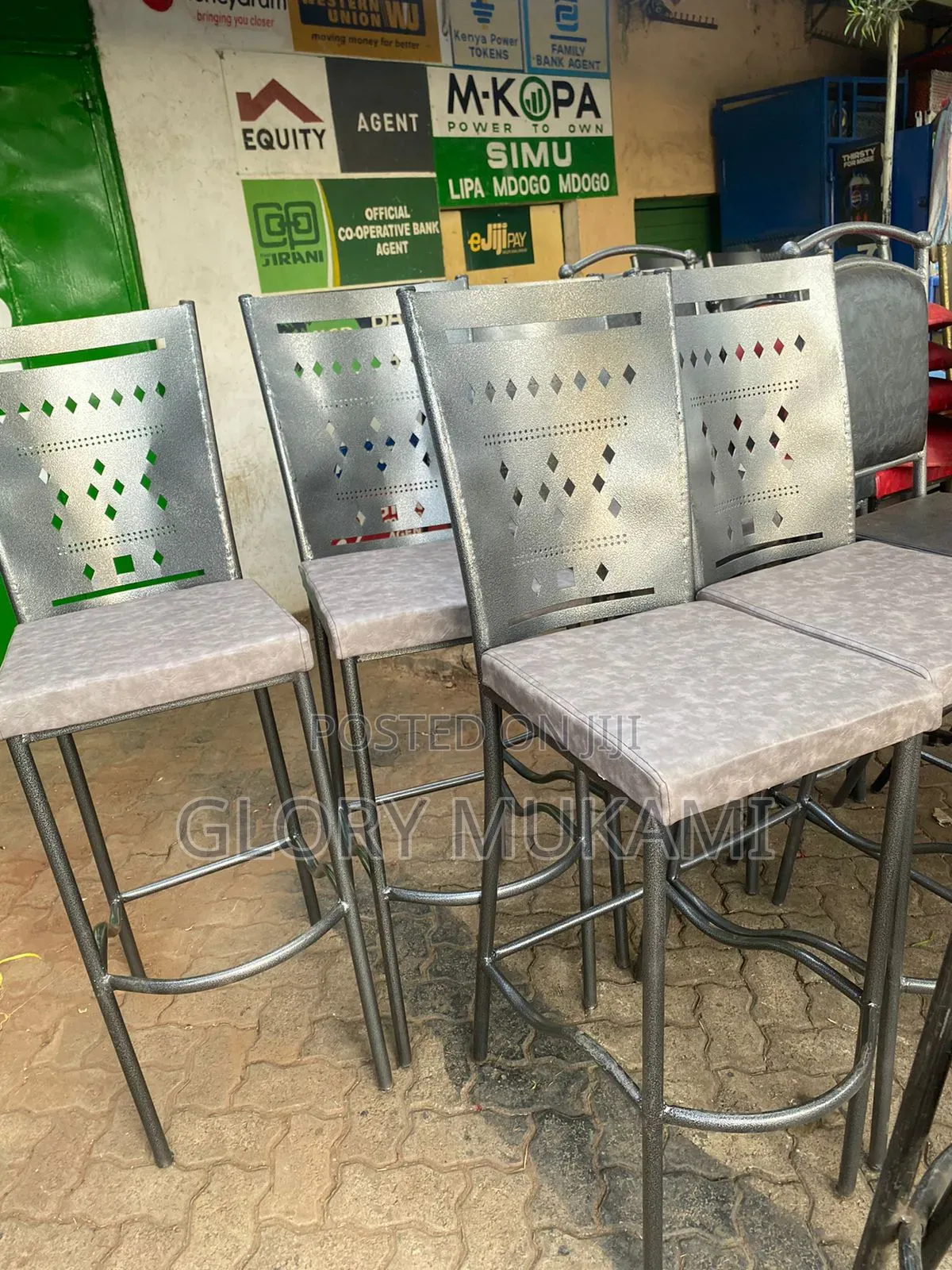 Resrestaurants and Bar High Mabati Chairs
