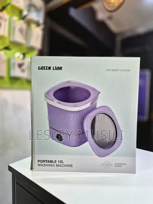 Green Lion Portable 12 L Washing Machine - Purple