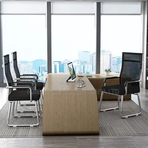 Modish Black Fabric Task Chair With Armrest