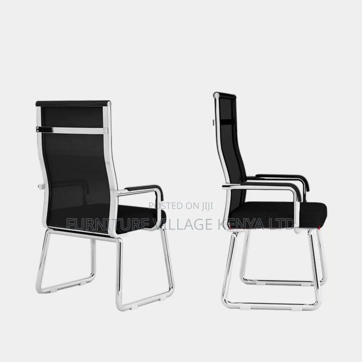 Modish Black Fabric Task Chair With Armrest
