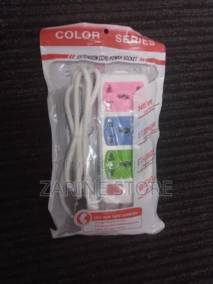 3 Ways Power Extension Corded With 3 Metres Wire