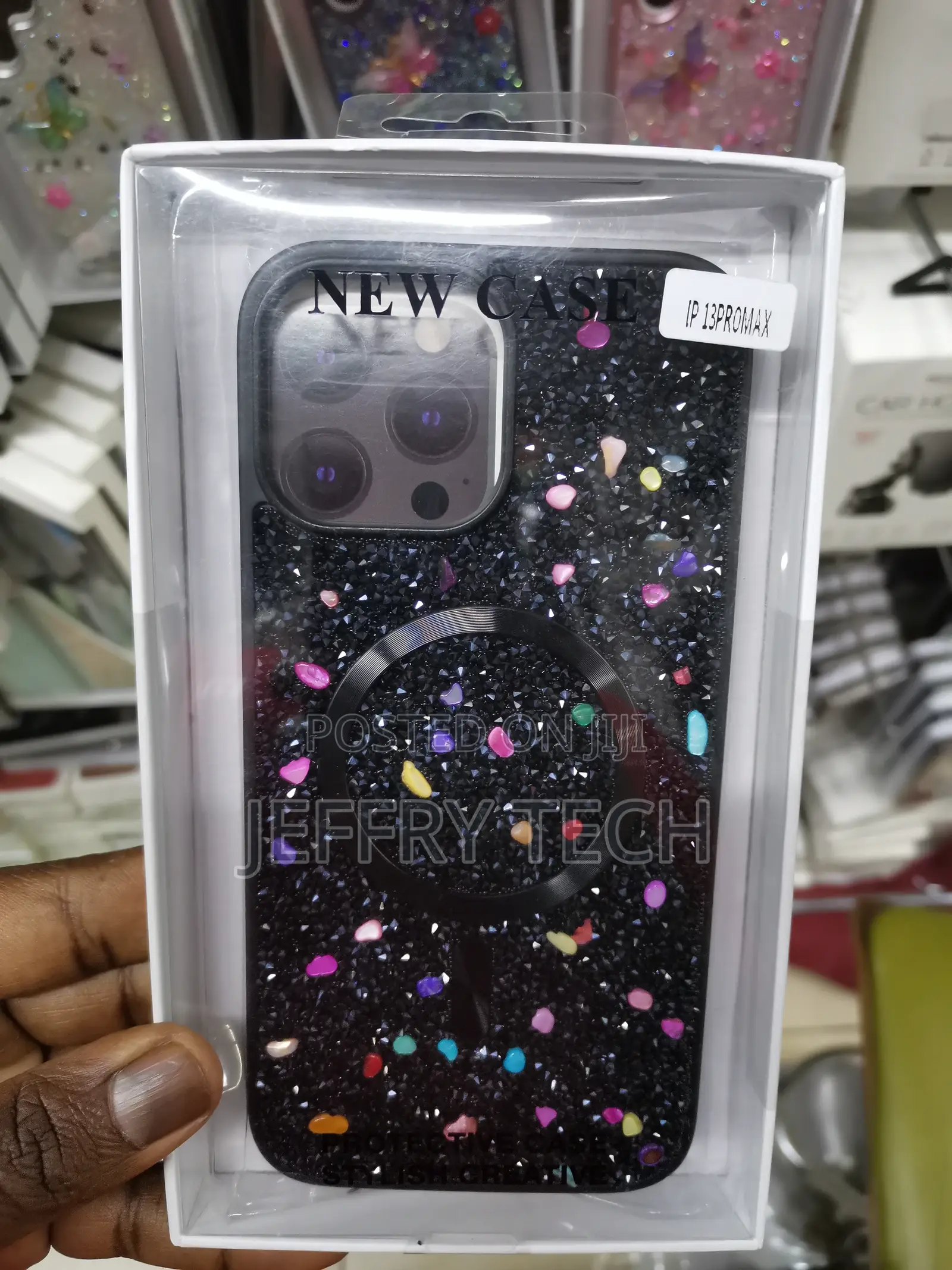 For iPhone 13 Pro Max Case,Luxury Plating Glitter Bling Diam