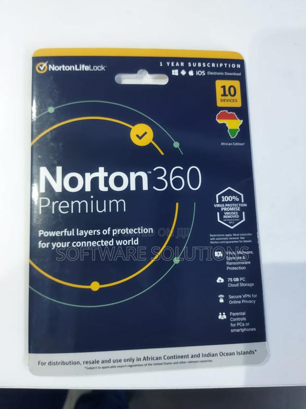 Norton 360 Premium 10 User - main view