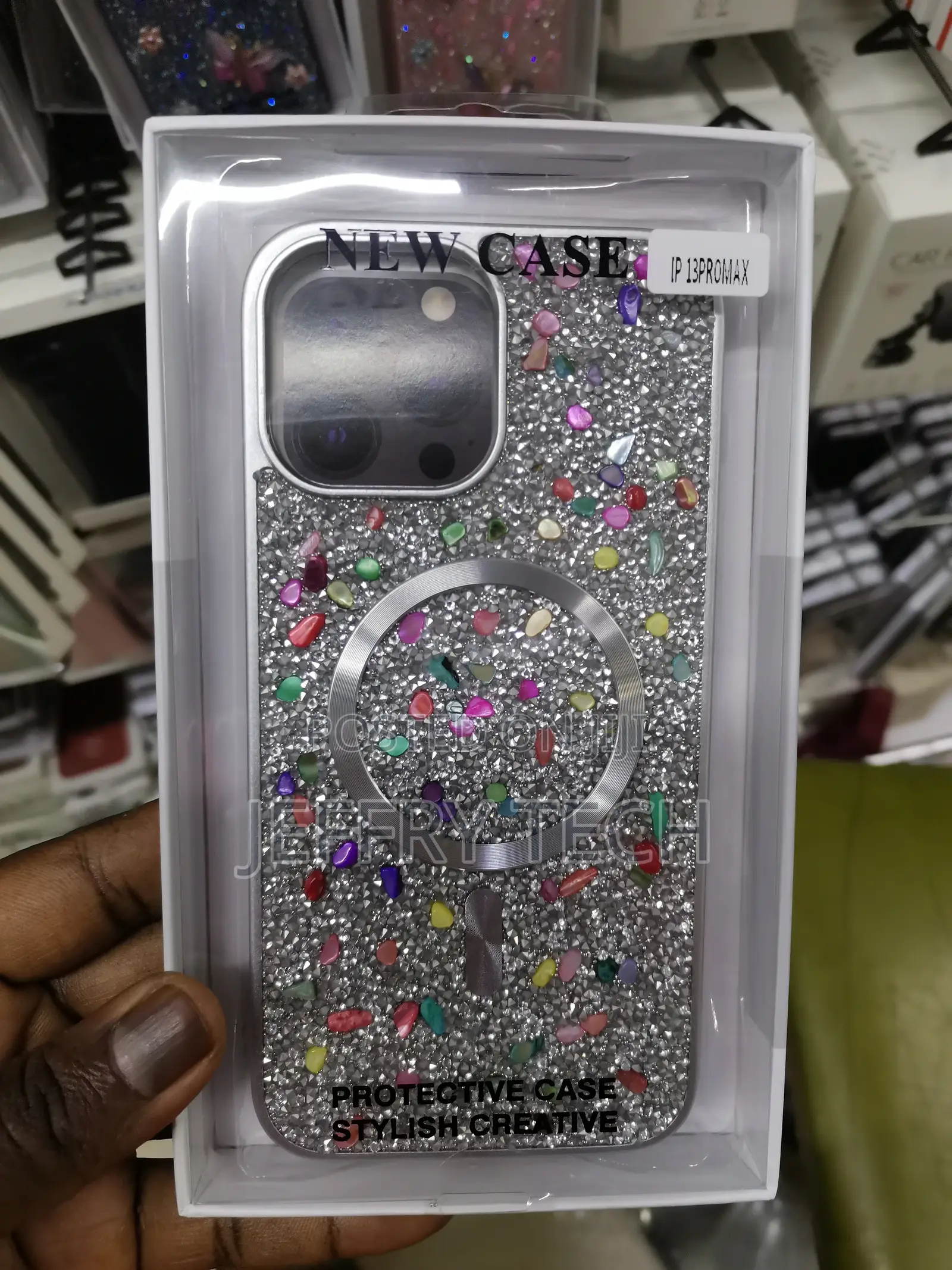 Glitter Bling Phone Case Compatible With Magsafe Clear Shoc