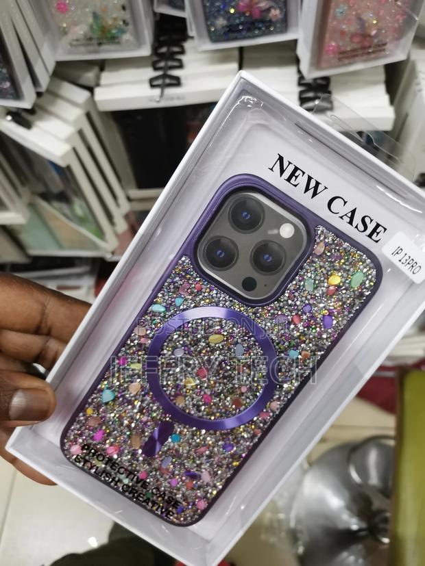 Cute Glitter for iPhone 13 Pro Case [Compatible With Mag