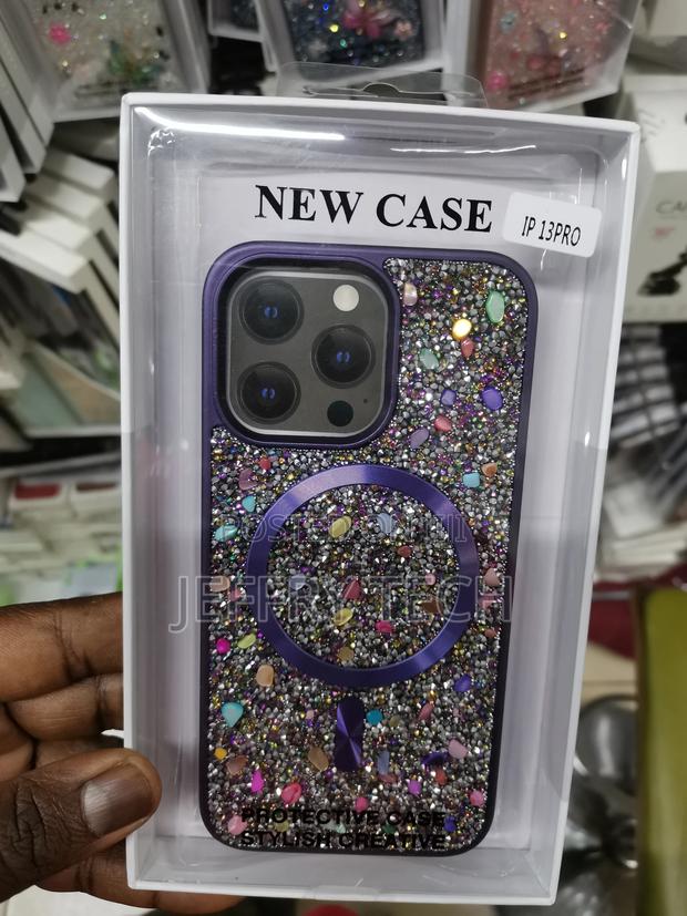 Cute Glitter for iPhone 13 Pro Case [Compatible With Mag - thumbnail 2