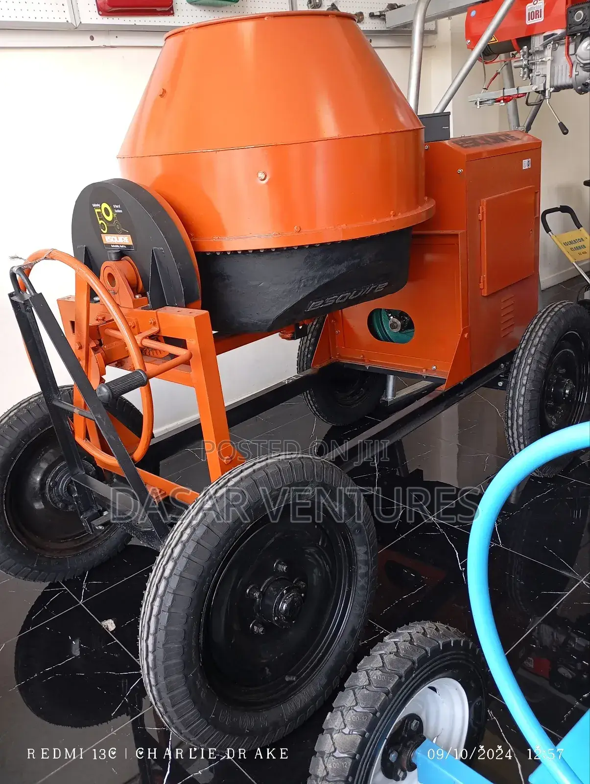 Indian Concrete Mixer- Esquire Brand 500l Drum