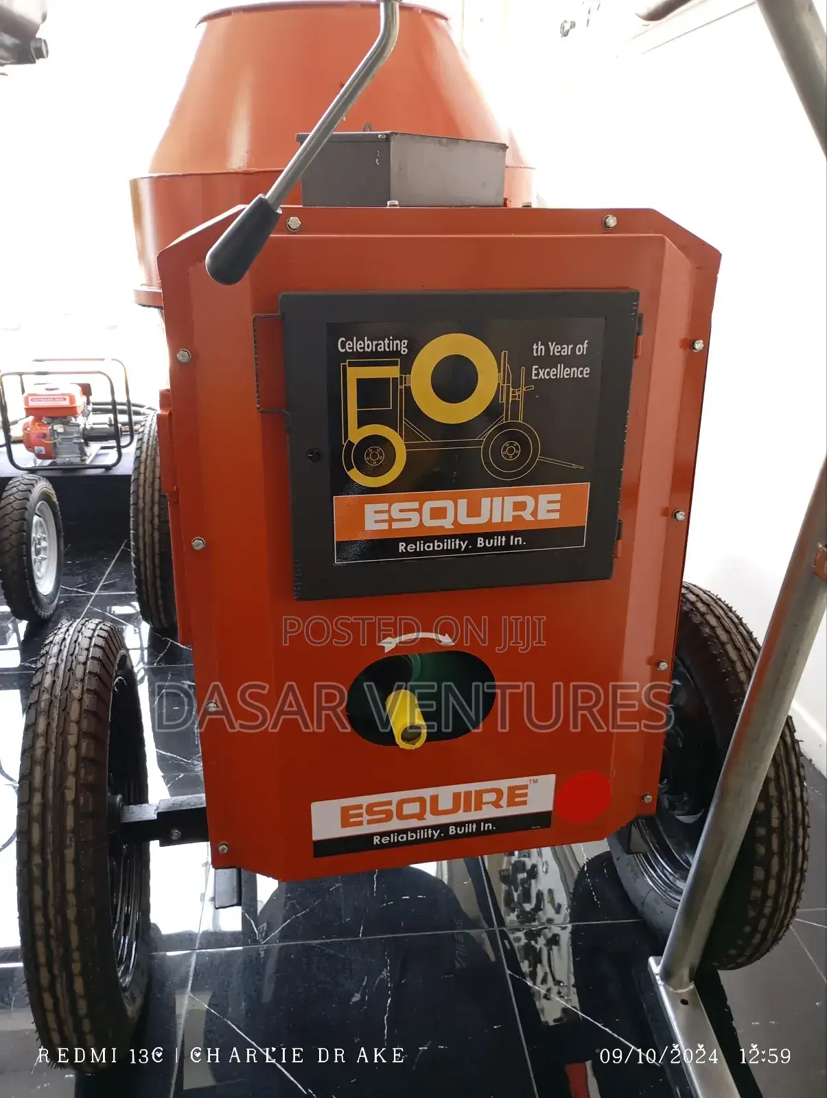 Indian Concrete Mixer- Esquire Brand 500l Drum