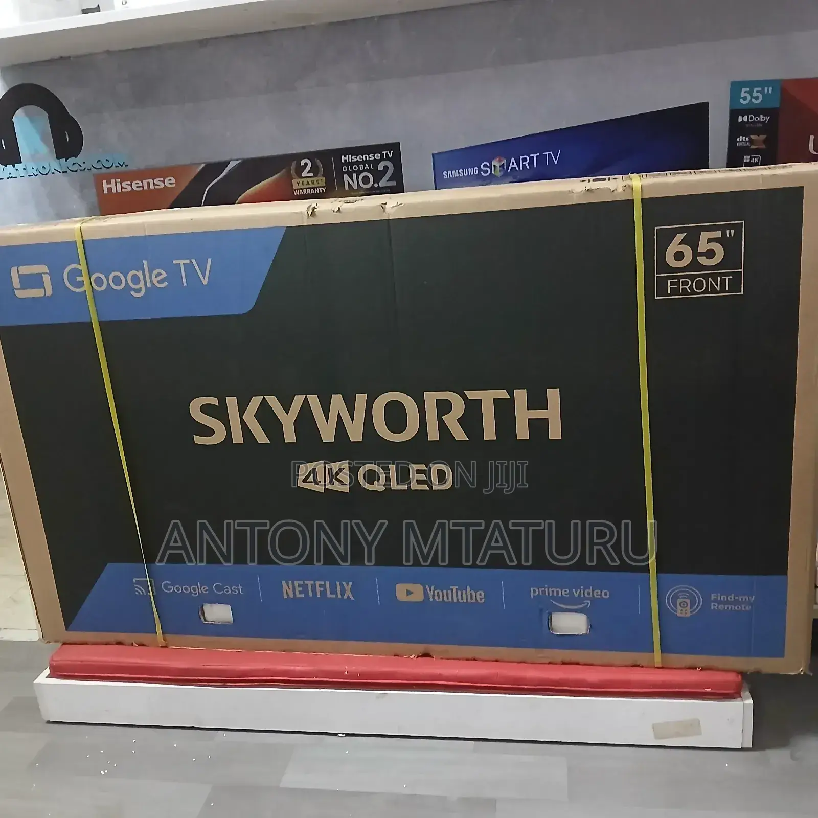 Skyworth 65′′Inches 65q6500 Qled Google Tv Hdr10+ Dolby Vi