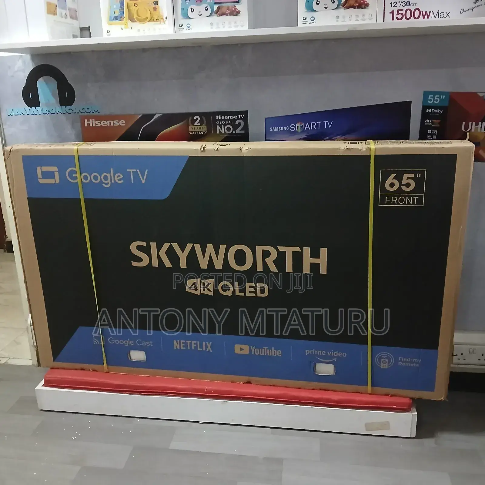 Skyworth 65′′Inches 65q6500 Qled Google Tv Hdr10+ Dolby Vi