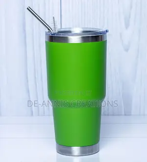 Green Insulated Travel Mug With Spill Proof Lid