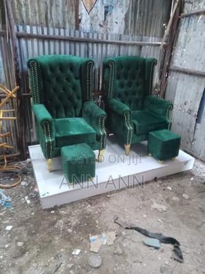 Salon Pedicure Seat and 2 Poof