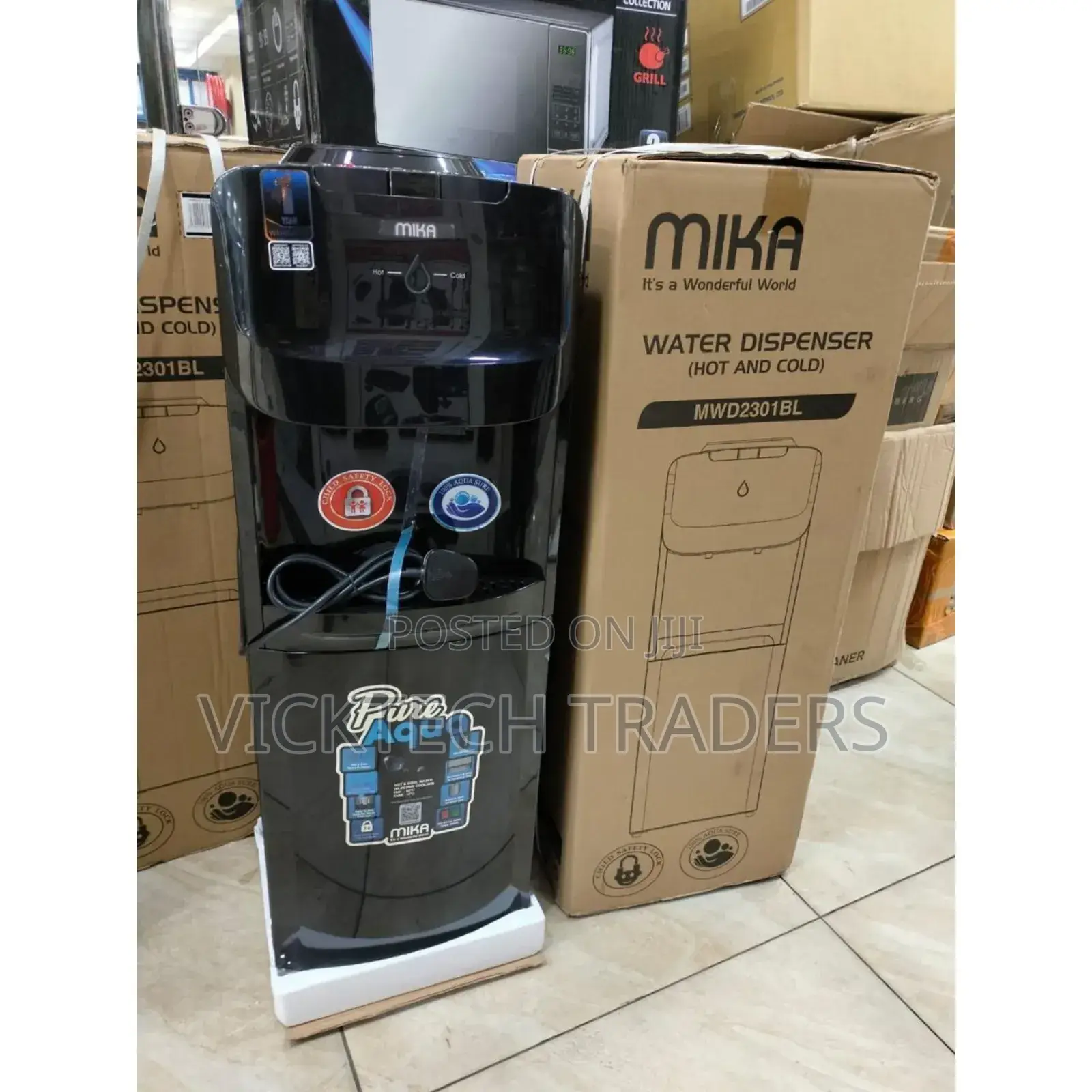 Mika MWD2301/BL Hot and Cold Water Dispenser