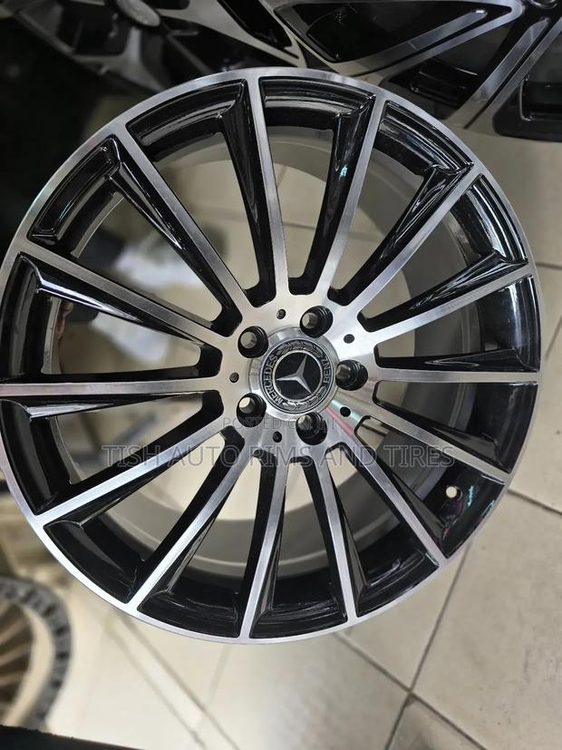 Black Silver Mercedes Benz Rims Size 19 - main view