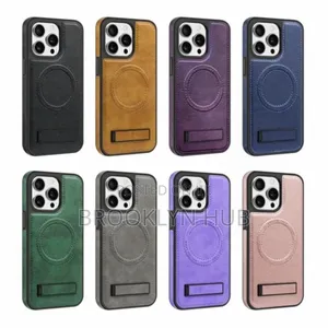 High Quality Pu Leather Phone Cover With a Stand