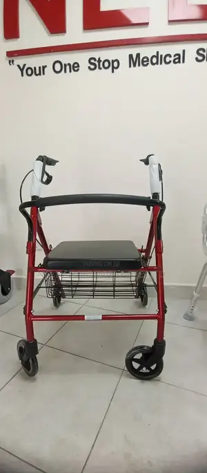 Walking Rollator With Seat