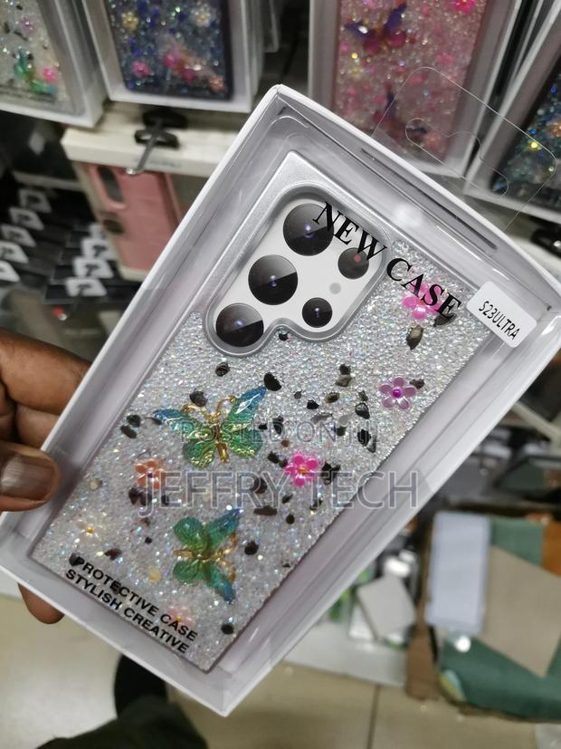 Case for Samsung Galaxy S23 Ultra Case 6.8''glitter Bling Fo - thumbnail 2