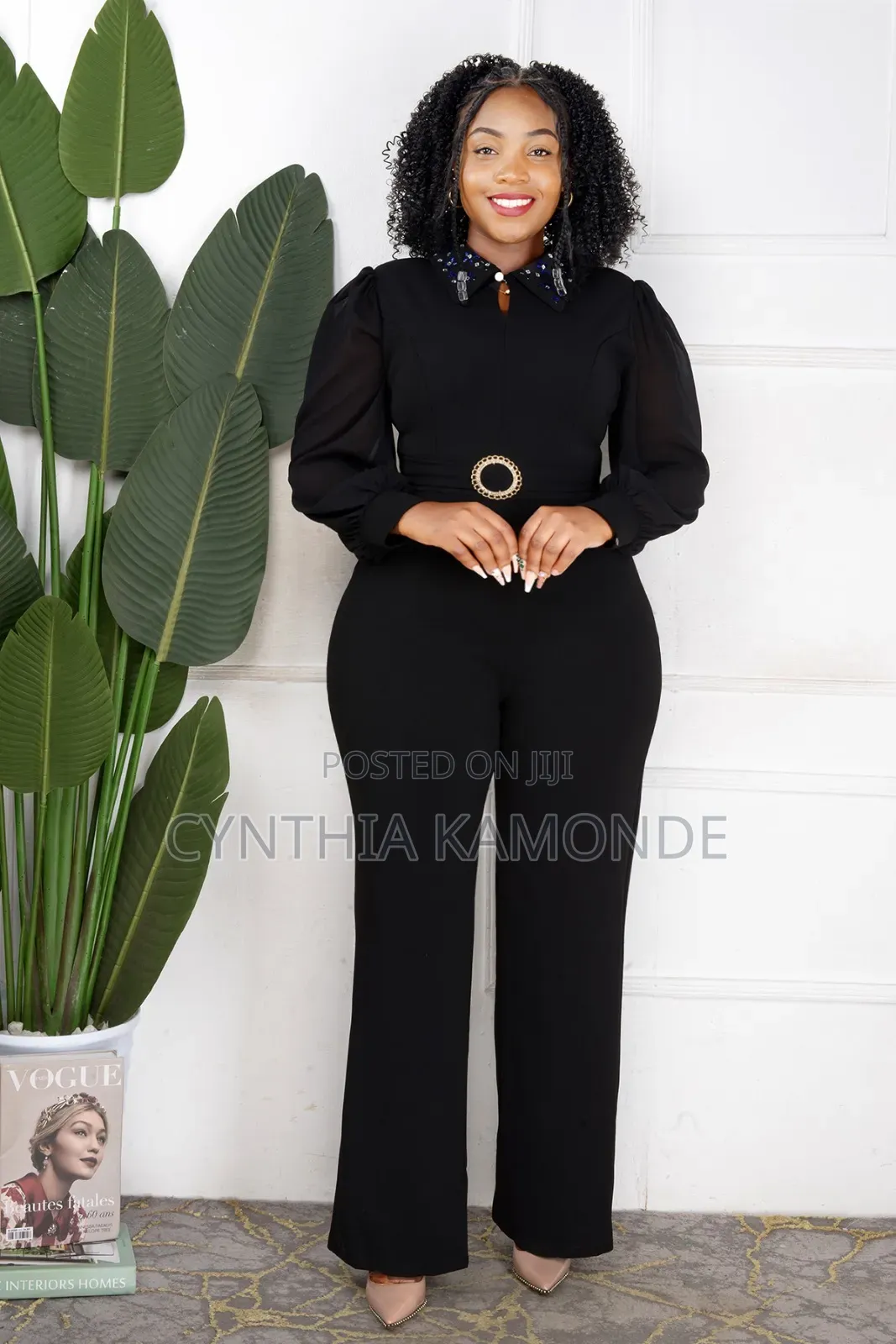 Long Hand Cute Jumpsuit