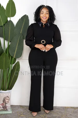 Long Hand Cute Jumpsuit