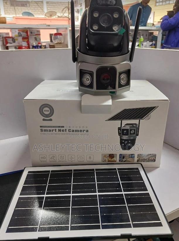 Solar Battery 4G Simcard Dual Lens Screens Solar Camera