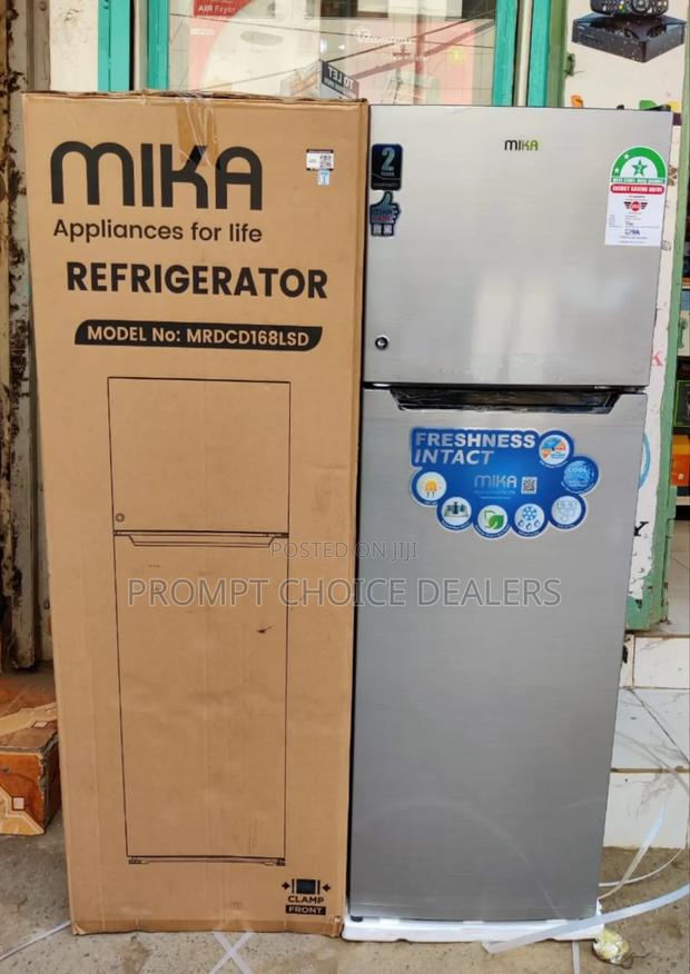 Mika MRDCD168LSD Refrigerator - 168 Liters,Top Mount Freezer - thumbnail 2