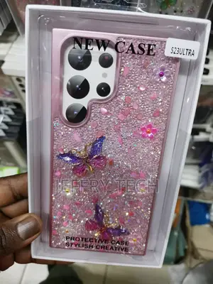 Designed for Samsung Galaxy S23 Ultra Glitter Case, Soft TPU