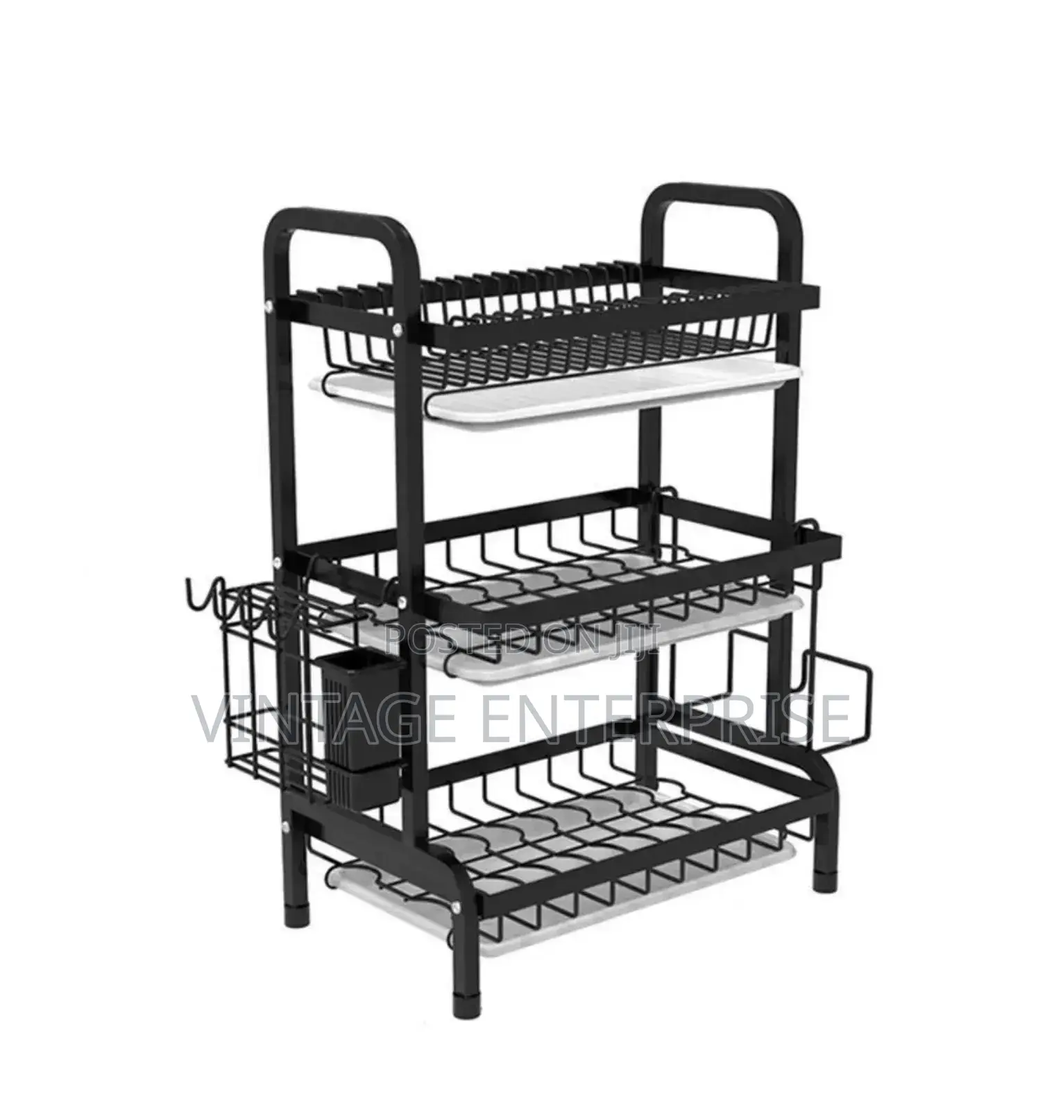 3 Tier High Quality Carbon Steel Dish Rack