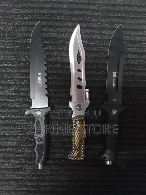 Camping Sharp Knife With Compass - main view