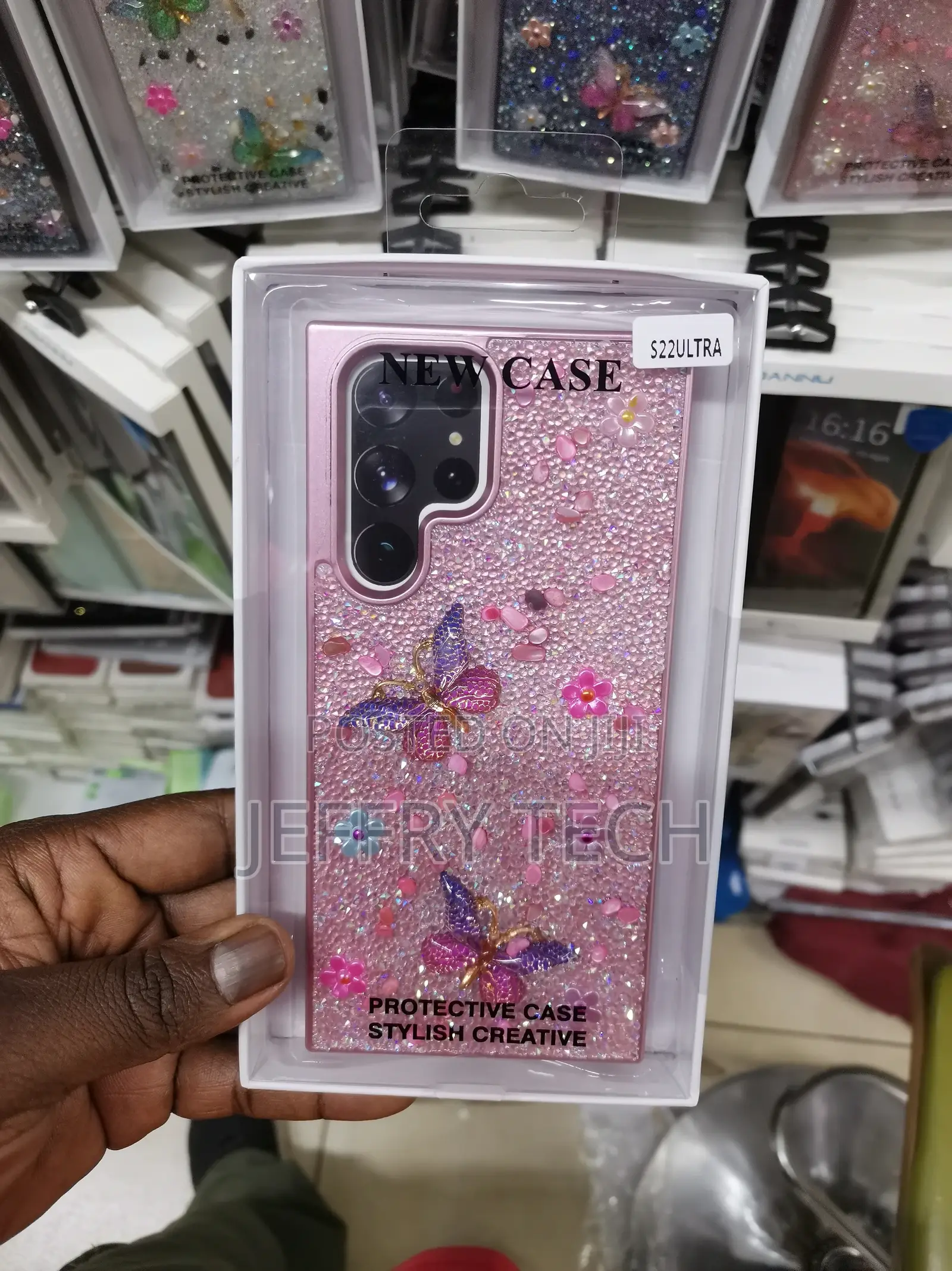 For Samsung Galaxy S22 Ultra 6.8" 5G Case Glitter Full Body