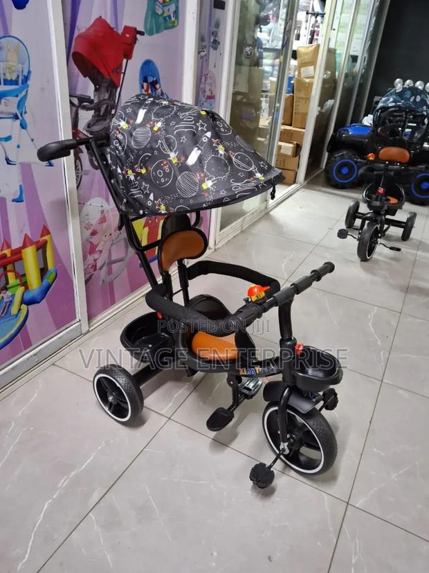 Baby Tricycle With Pusher - main view