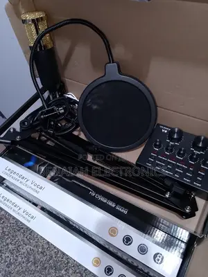 Professional Condenser Microphone, Quality Live Sound Card