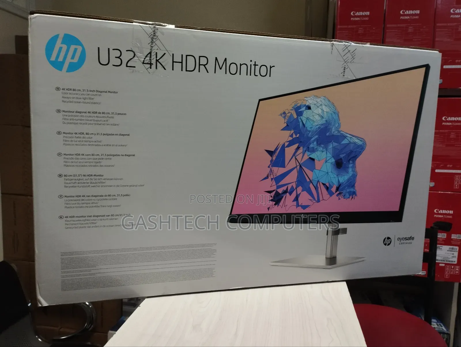 HP U32 31.5" HDR Monitor,Silver Color