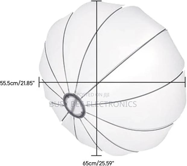 Tball-Shape Softbox 65cm Spherical Collapsible Soft - thumbnail 6