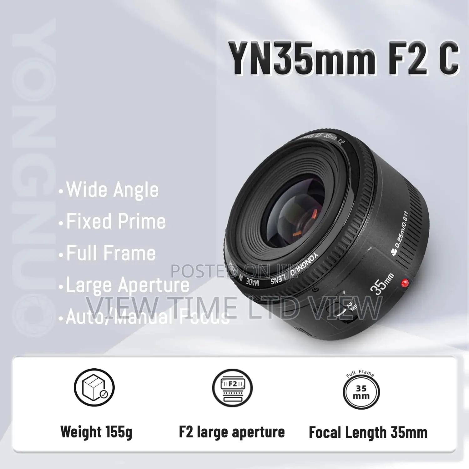 YONGNUO Yn35mm F2 Lens Canon