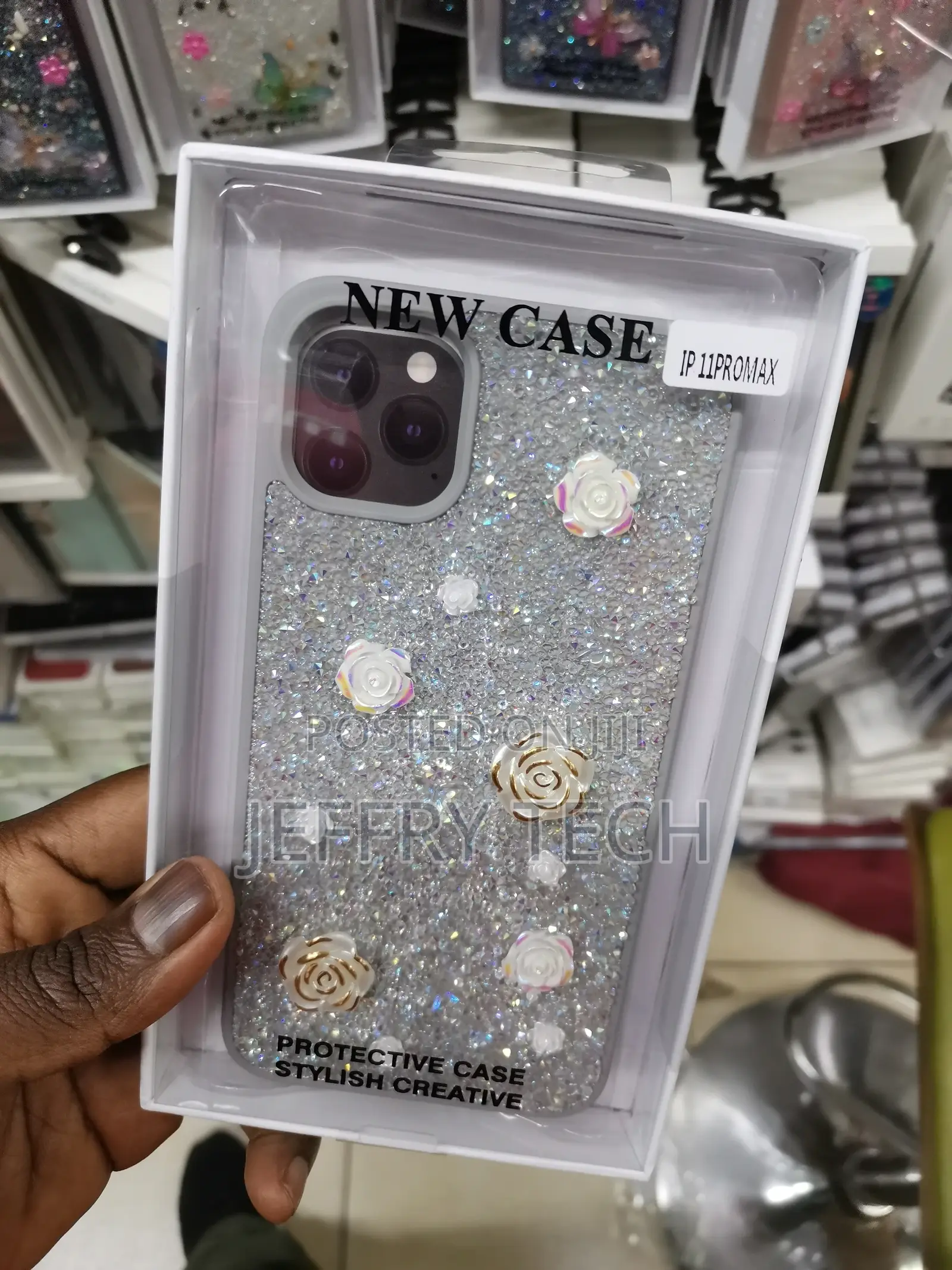 Compatible With iPhone 11 Pro Max Case,Bling Sparkle Girls W
