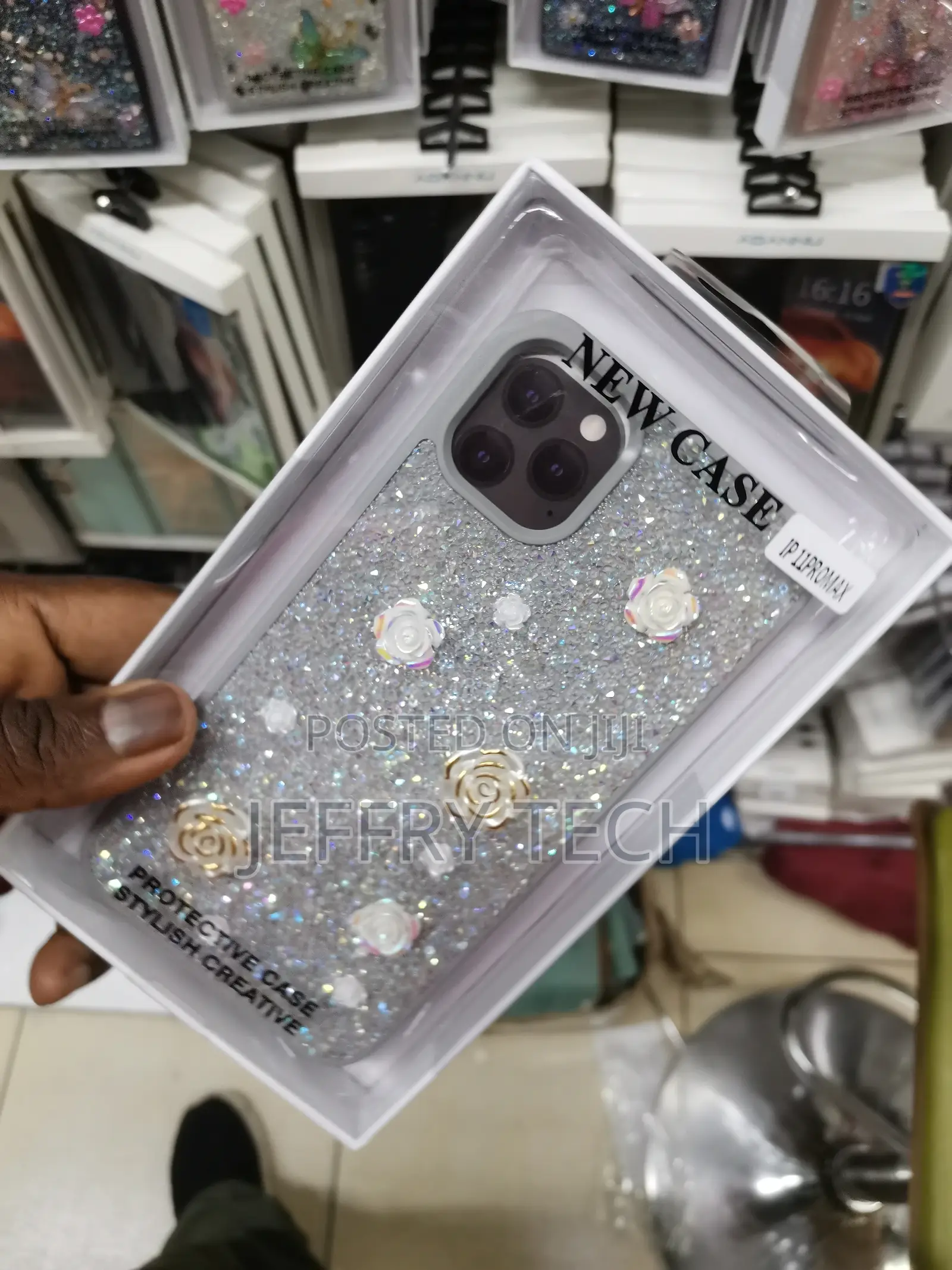 Compatible With iPhone 11 Pro Max Case,Bling Sparkle Girls W