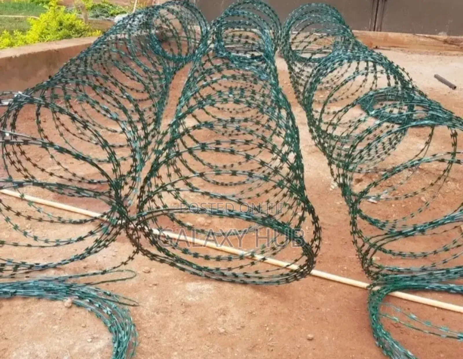 Green Razor Wire Galvanized 10 Mm Razor Wire