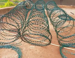 Green Razor Wire Galvanized 10 Mm Razor Wire