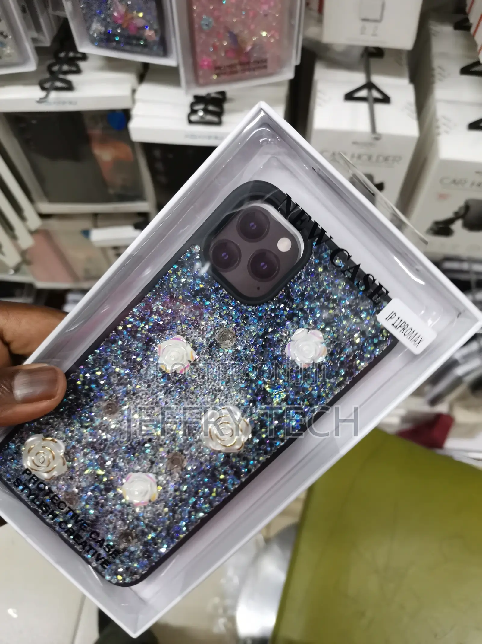 Compatible With iPhone 11 Pro Max Case, Bling Glitter L