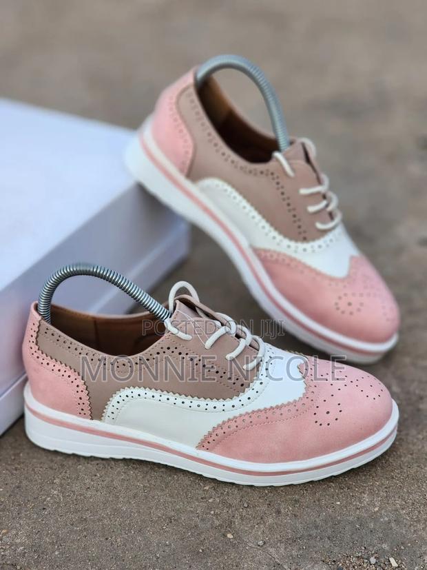 Pink Oxford High Quality Brogues - main view