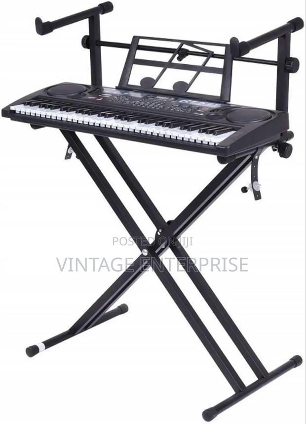 Piano /Keyboard Stand With Locking Stands Double X Shape - main view